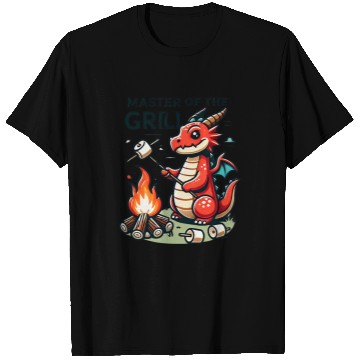 Discover Dragon Pet Cooking Master of the Grill Fun T-Shirts