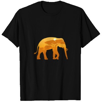 Discover Elephant Pet Safari nature wilderness minimalism elephant T-Shirts