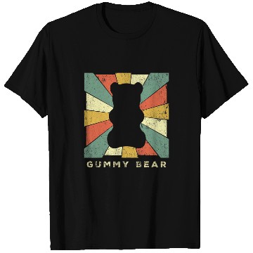 Discover Bear Pet Gummy Bear Retro T-Shirts
