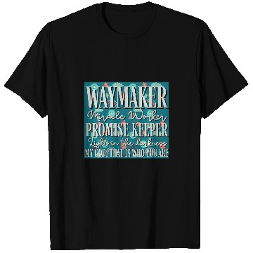Discover Kids Kids Waymaker Miracle Worker Rainbow Christian 5 T-Shirts
