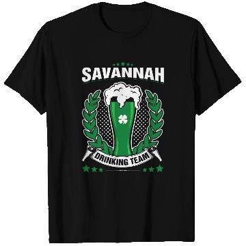 Discover Beer Fun Savannah Drinking Team St Patricks Day Green Beer Pun T-Shirts