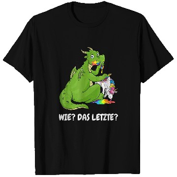 Discover Dragon Pet the last dragon eats unicorn T-Shirts
