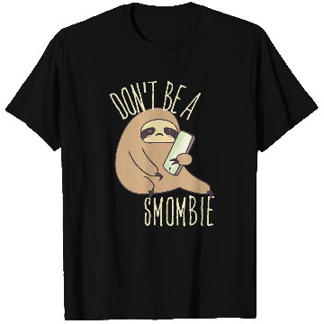 Discover Sloth Pet Smombie Sloth Bored Sloth With Mobile Phone 2 T-Shirts