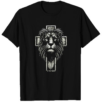 Discover Lion Pet Cross Lion of Judah T-Shirts