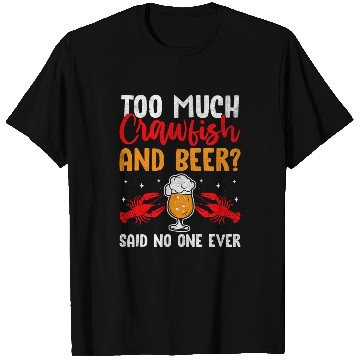 Discover Beer Fun Cajun Crawfish Crayfish Boil Beer Drinking Beer Lover 20 T-Shirts