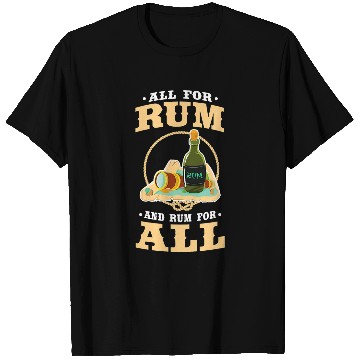 Discover Beer Fun Pirate Rum Funny Drinking Captain Drink Alcohol Buccaneer T-Shirts