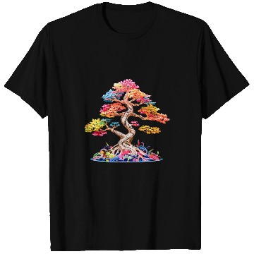 Discover Japanese Art Gardening Retro Bonsai 1 T-Shirts