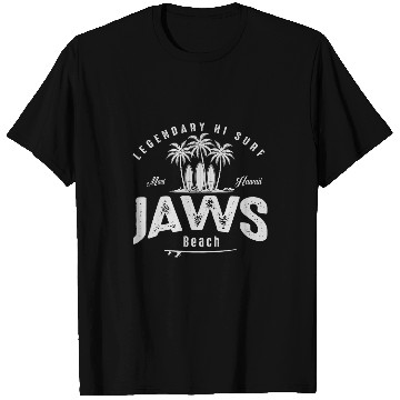 Discover Jaws Beach Maui Hawaii SIMPLE SURF BEACH T-Shirts
