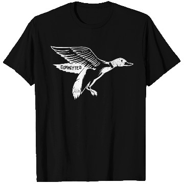 Discover Duck Hunting Committed Waterfowl Duck T-Shirts