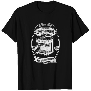Discover Coffee Fun Delicious Coffee Espresso Machine T-Shirts