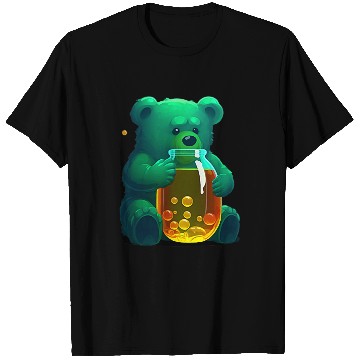 Discover Bear Pet Cute Green Gummy Bear T-Shirts