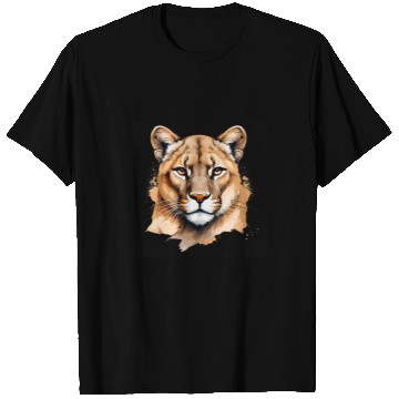 Discover Lion Pet Mountain Lion Predatory Cat 2 T-Shirts