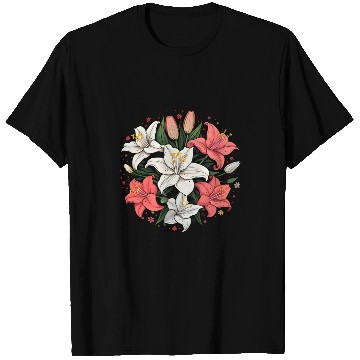 Discover lily flower varieties lilywalk Loving Gardens T-Shirts