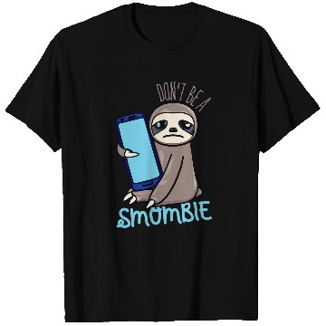 Discover Sloth Pet Smombie Sloth Bored Sloth With Mobile Phone 1 T-Shirts