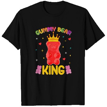 Discover Bear Pet Gummy Bear King Sweet Candy Gummy Bear King T-Shirts