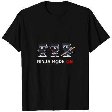 Discover Panda Pet Ninja Mode On Cute Funny Panda Tee for KungFu Lovers T-Shirts