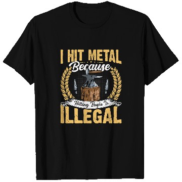 Discover Blacksmith Job Forge Ironworker Forging Blacksmithing T-Shirts