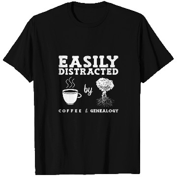Discover Coffee Fun Genealogy Genealogist Ancestry T-Shirts