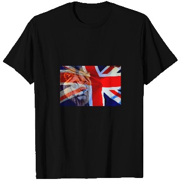 Discover Lion Pet Union Jack Flag With Lion T-Shirts