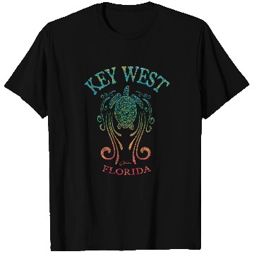 Discover Turtle Pet Key West Florida Sea Turtle 4 T-Shirts