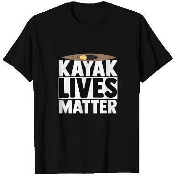 Discover Kayak Women Rafting Male Adults Paddling Watersport T-Shirts