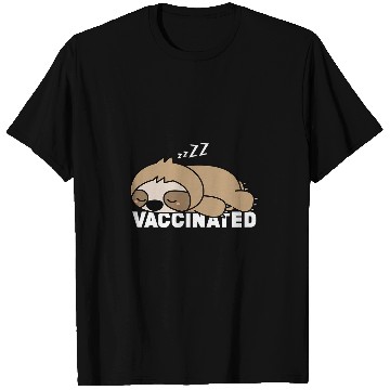 Discover Sloth Pet Vaccinated Women Funny Sleeping Sloth Women Plus Size T-Shirts