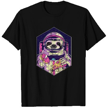 Discover Sloth Pet astro space shuttle T-Shirts