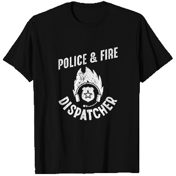 Discover Police And Fires Dispatcher 911 Emergency Thin Yellow Line T-Shirts
