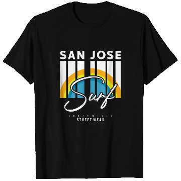 Discover San Jose Surf Vibes Ride the Silicon Waves T-Shirts