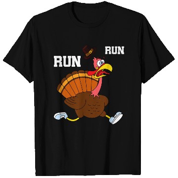 Discover Turkey Run Costume Thanksgiving Running Turkey Trot T-Shirts