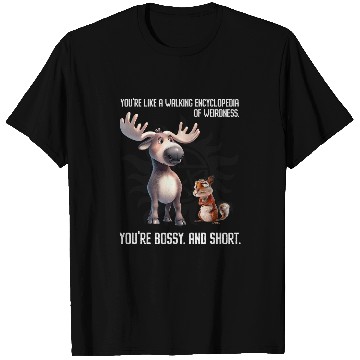 Discover Squirrel Pet Moose and Squirrel Funny SPN T-Shirts