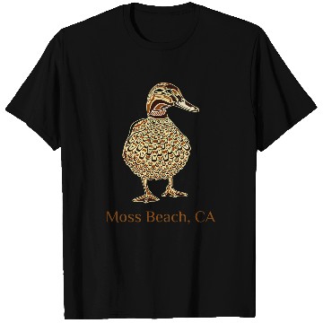 Discover Duck Pet Moss Beach CA Mallard Duck Bird Lover Native American Style T-Shirts