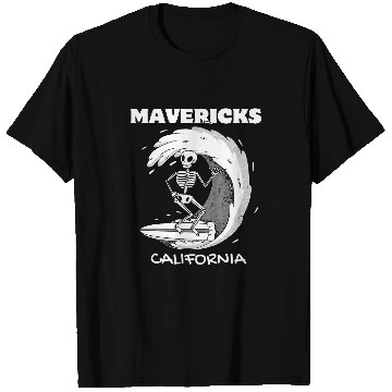 Discover MAVERICKS californias Surf vintages Retro Surfing T-Shirts