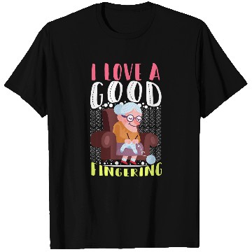 Discover Knitting I Love A Good Fingering Wool Craft T-Shirts