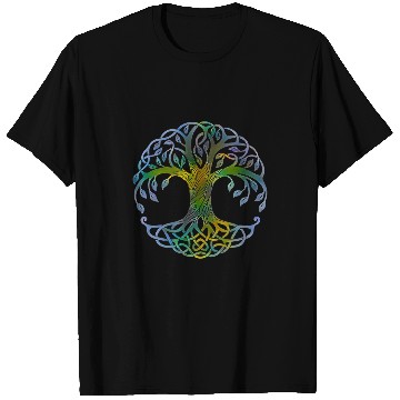 Discover TREE OF LIFE Viking Yggdrasil Pagan Earth As Above So Below T-Shirts