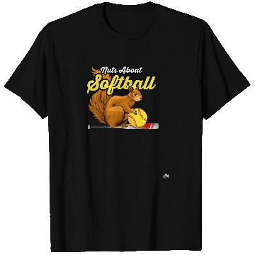 Discover Squirrel Pet Nuts About Softball Squirrel Softball Team T-Shirts