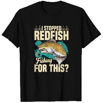 Discover Redfish Fishing Accessories for Men Redfish Fisherman T-Shirts