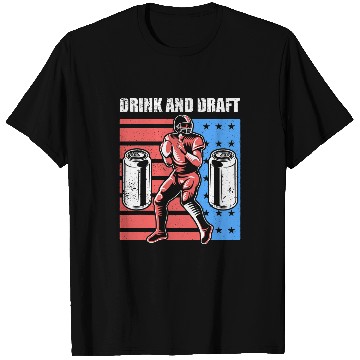 Discover Beer Fun Fantasy Football Draf Funny Beer Drinking T-Shirts