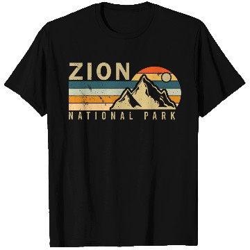 Discover Retro Zion National Park Utah Hiking T-Shirts