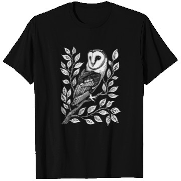 Discover Owl Pet Barn Owl Goth Witch Goblincore Cottagecore Dark Academia T-Shirts