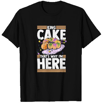 Discover King Cake Recipe New Orleans Mardi Gras 2 T-Shirts