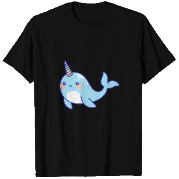 Discover Cute Sea Unicorns Rainbow Narwhal T-Shirts