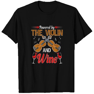 Discover Wines Fun Violin Funny Wines Lover Violinist Violin Player T-Shirts