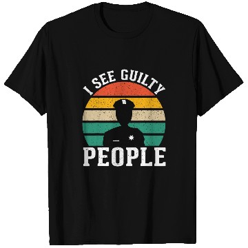 Discover See Guilty People Correctional Officer T-Shirts