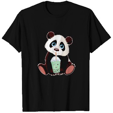 Discover Panda Pet Boba Tapioca Pearls Bubble Milk Tea Drink Panda Lover T-Shirts