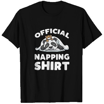 Discover Panda Pet Official Napping Panda Sleeping With Stuffed Animal T-Shirts