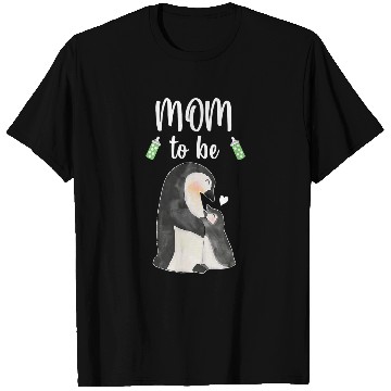 Discover Penguin Pet Mom To Be Penguin Baby Shower T-Shirts