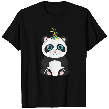 Discover Panda Pet Birthday Party Animal Cartoon T-Shirts