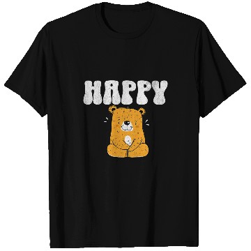 Discover Bear Pet Cheerful Bear Illustration for Joyful T-Shirts
