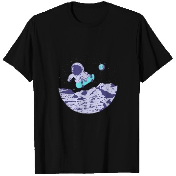 Discover Space Astronaut Fahrt Skateboard T-Shirts